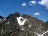 View of "Climbers Point" from North Traverse Peak's north ridge....