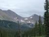 Shot of Clark Peak (12,951 ft) on the left and Point 12,654 on the right fr...