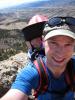 Me and Jackson almost to the summit of Horsetooth Mountain....