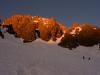 Alpine glow on the North Face of Mount Sneffels....